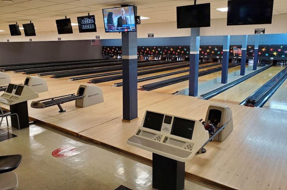 bowling lanes